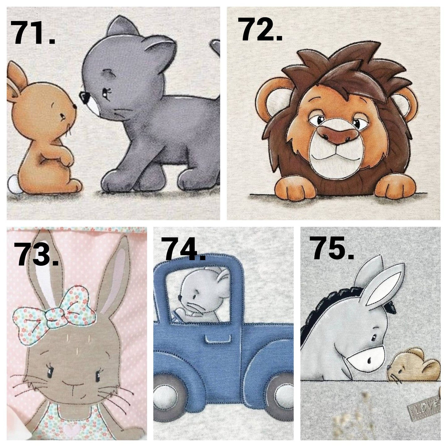 Handmade Shop für personalisierbare Baby-und Kinderbekleidung. Applikationen auf Wunsch für deine Kleidungsstücke.