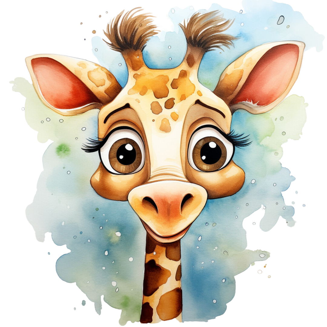 Bügelbild Giraffe Myawi-Kids