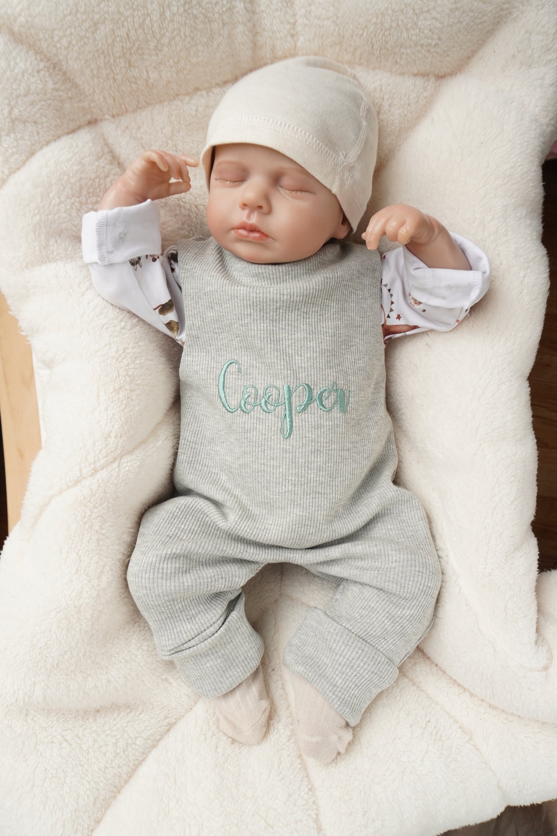 Personalisierter Babystrampler