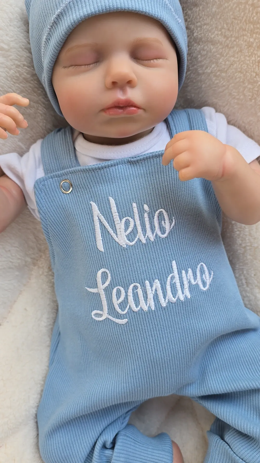 Latzhose mit Mütze| Ripp-Jersey Myawi-Kids