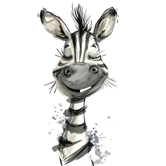 Bügelbild Zebra Myawi-Kids