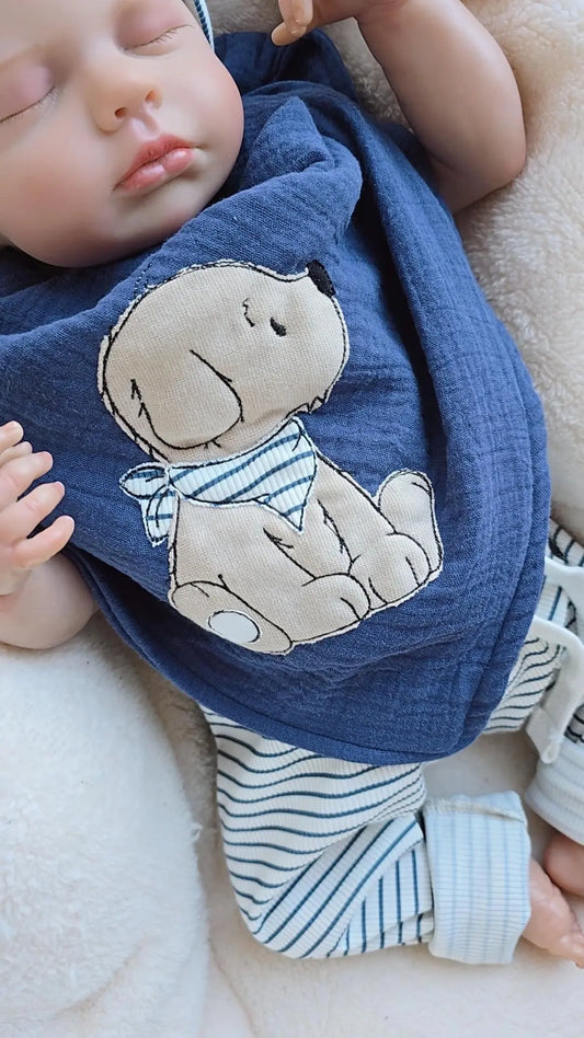 Set Stripes Blue Myawi-Kids