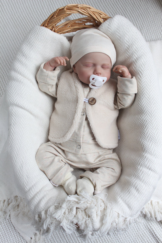 Teddy Weste/ Hellbeige Myawi-Kids