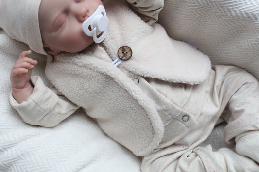 Teddy Weste/ Hellbeige Myawi-Kids