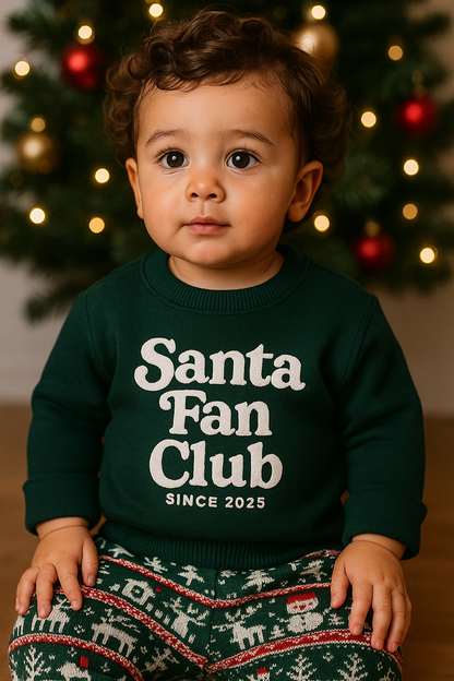 Handgemachter Weihnachtspullover mit Puff-Flexfolie. Erhältlich in verschiedenen Farben, für babys,kinder und erwachsene.