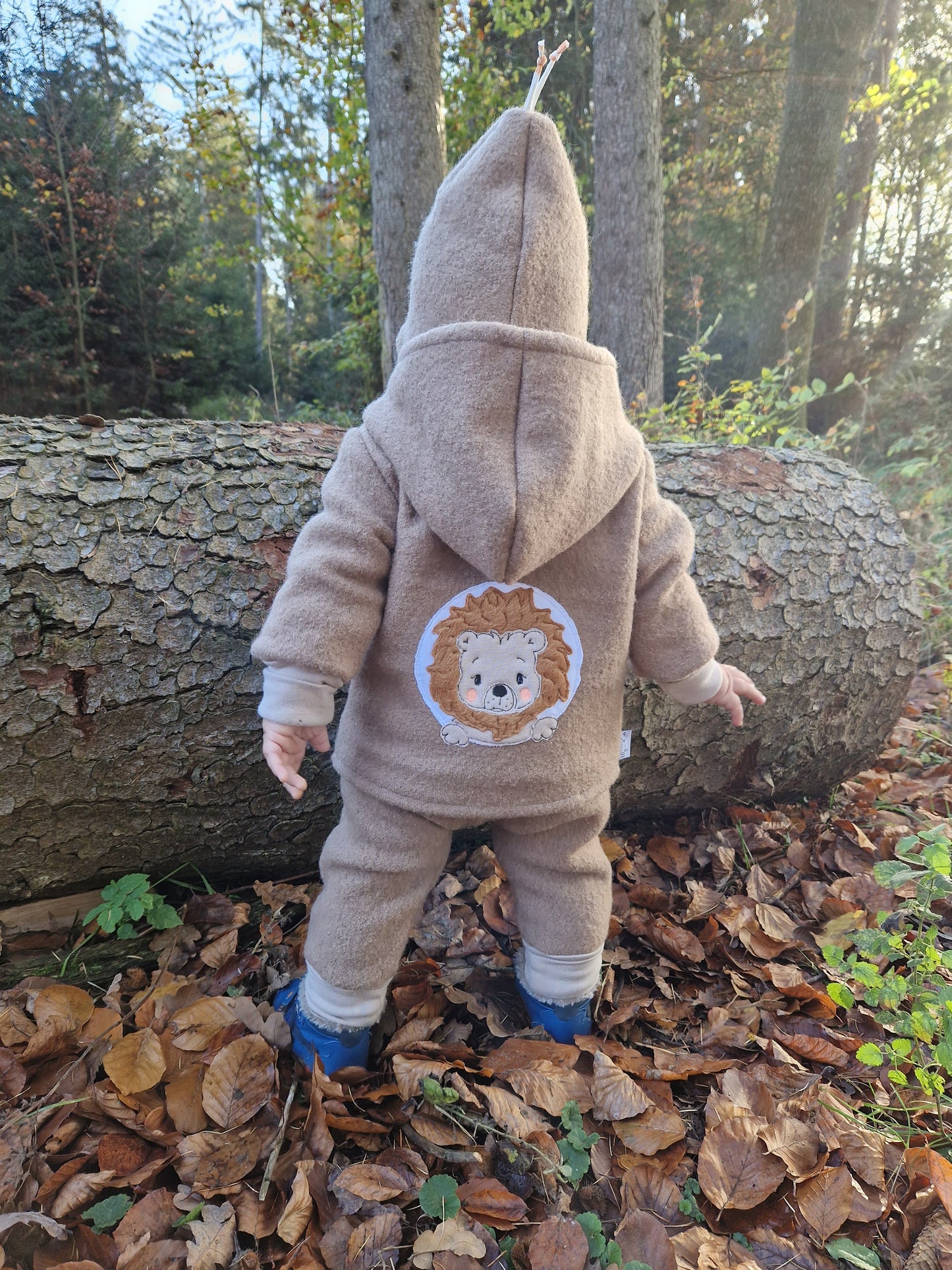 Wollwalkhose für Babys und Kinder in vielen verschiedenen Farben vorhanden. Auf Wunsch mit Softshell-Besatz.